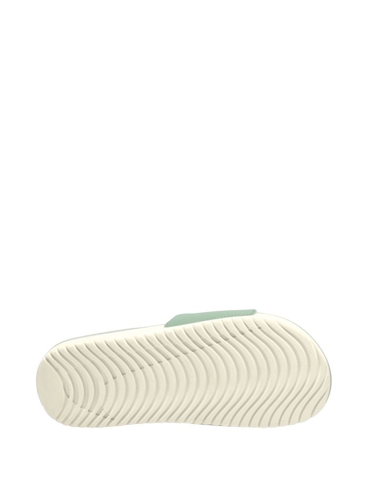Nike Grey Steam Green Junior/Youth Kawa Sliders - Image 4 of 4