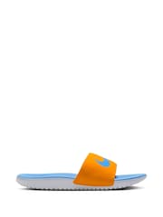 Nike Orange Blue Junior/Youth Kawa Sliders - Image 2 of 7