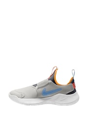 Nike Grey Orange Youth Flex Runner 3 Trainers - Image 2 of 4