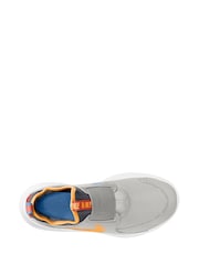 Nike Grey Orange Youth Flex Runner 3 Trainers - Image 3 of 4