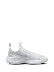 Nike White Youth Flex Runner 3 Trainers - Image 1 of 11