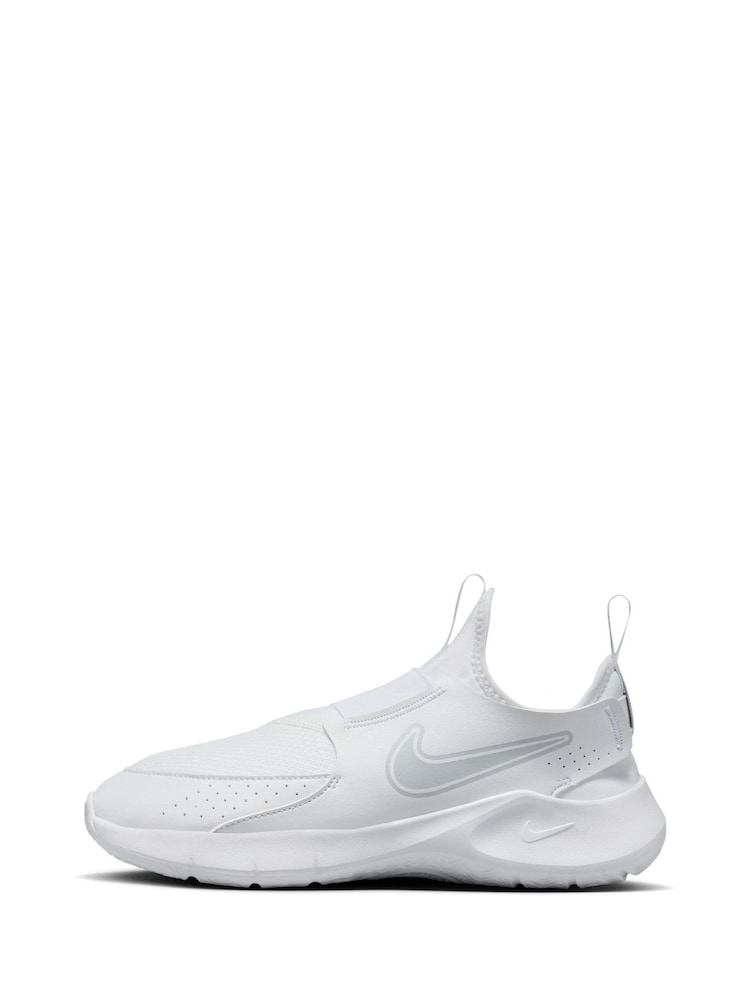 Nike White Youth Flex Runner 3 Trainers - Image 4 of 11