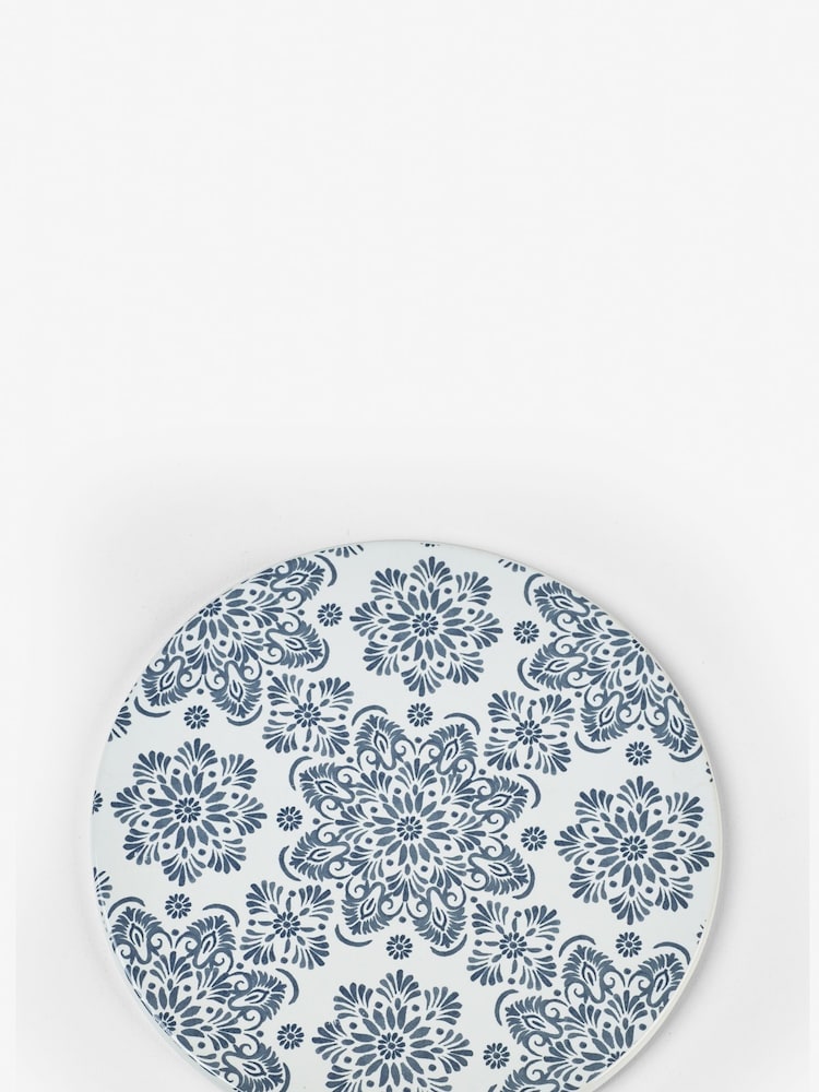 Blue Moroccan Tile Print Trivet - Image 3 of 3