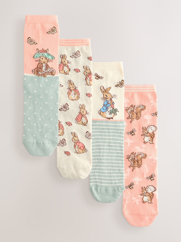Peter Rabbit - Pack de 4 pares de calcetines tobilleros - Imagen 1 de 5 Peter Rabbit - Pack de 4 pares de calcetines tobilleros - Imagen 1 de 5