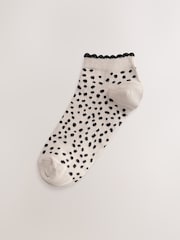 Black & White Safari Trainer Socks 4 Pack - Image 2 of 7