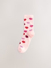 Bisou Slogan - Pack de 4 pares de calcetines tobilleros - Imagen 4 de 7