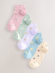 Spring Animals Trainer Socks 5 Pack - Image 1 of 8