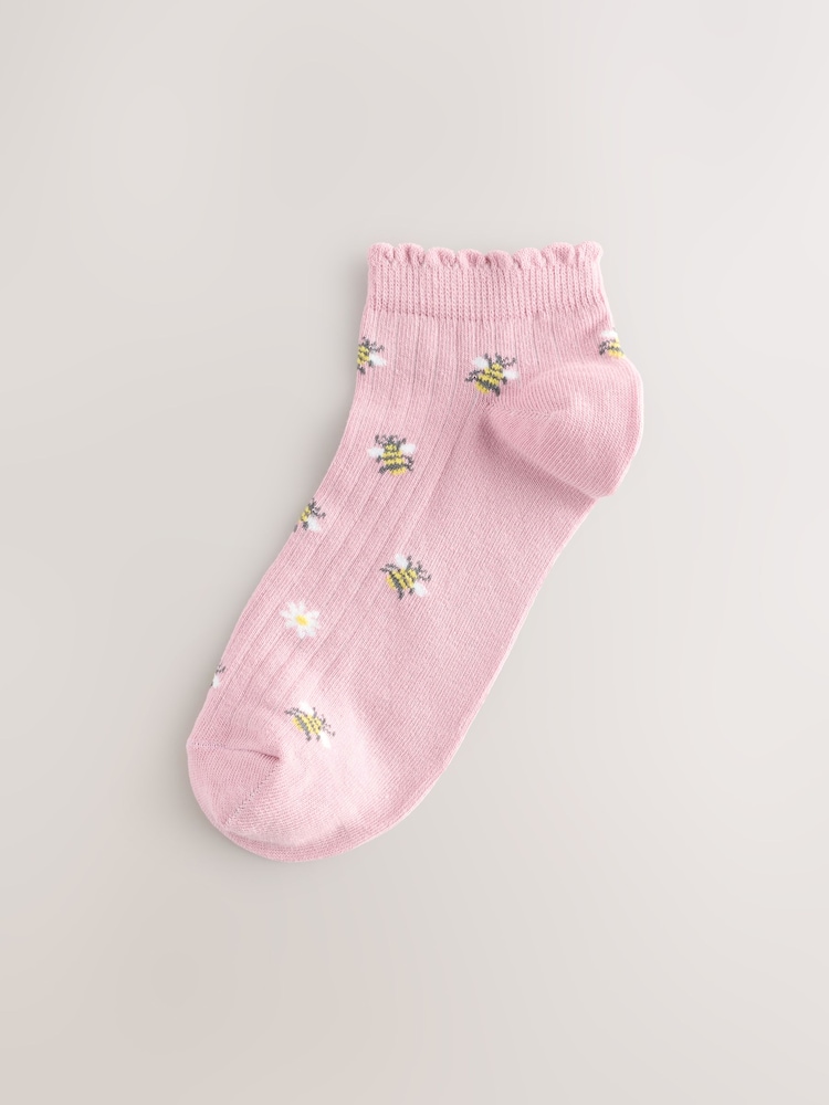 Spring Animals Trainer Socks 5 Pack - Image 2 of 8