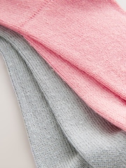 Pink / Blue Ankle Socks 2 Pack - Image 5 of 5