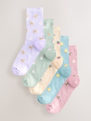 Animaux de printemps - Paquet de chaussettes de cheville 5 - Image 1 of 8