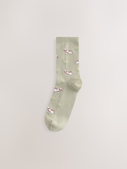 Farmyard Conversational Ankle Socks 5 Pack - Image 2 of 8