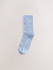 Farmyard Conversational Ankle Socks 5 Pack - Image 6 of 8