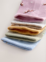 Farmyard Conversational Ankle Socks 5 Pack - Image 7 of 8