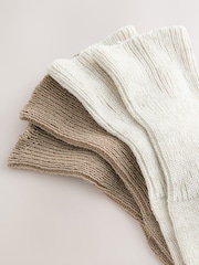 Green / Ecru Ankle Socks 2 Pack - Image 5 of 5
