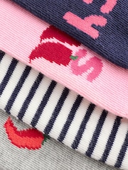 Estampado de pimientos - Pack de 4 pares de calcetines tobilleros - Imagen 6 de 7