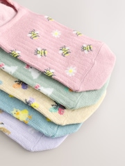 Spring Animals Invisible Socks 5 Pack - Image 8 of 8