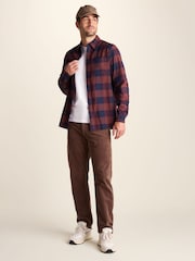 Tog 24 Blue Marcel Brushed Flannel Check Shirt - Image 2 of 7