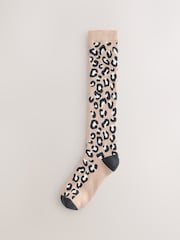 Leopard Welly Socks 2 Pack - Image 3 of 5