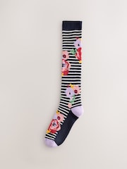 Розовая в цветочек - Носки Welly 2 в упаковке - Image 2 of 5
