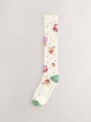 Розовая в цветочек - Носки Welly 2 в упаковке - Image 3 of 5