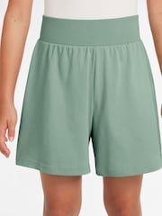 Nike Steam Green 100% Cotton Jersey Shorts - Image 1 of 4