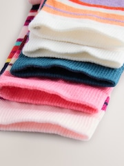 Multi Bright Stripe Ankle Socks 5 Pack - Image 8 of 8