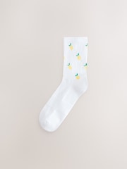 Fruit Cushion Sole Ribbed Sport Ankle Socks 3 Pack With Arch Support - Image 2 of 4