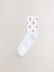 Fruit Cushion Sole Ribbed Sport Ankle Socks 3 Pack With Arch Support - Image 3 of 4