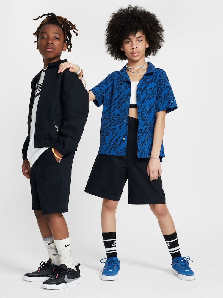 Nike Black SB Chino Skate Shorts - Image 1 of 11