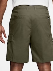 Nike Medium Olive Green Club Woven Cargo Shorts - Image 2 of 4