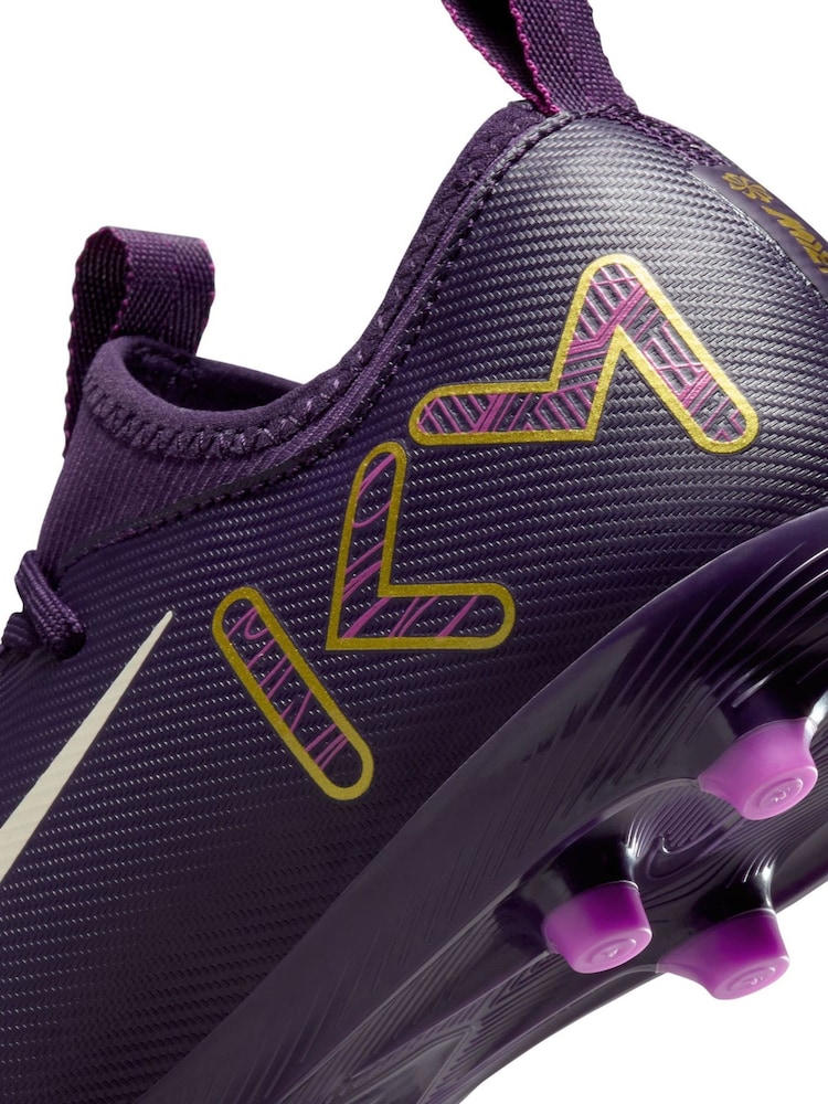 Nike Purple Kids Mercurial Vapor 16 Academy Kylian Mbappe Multi Ground Football Boots - Image 11 of 11