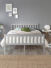 Aspire Furniture Grey Atlantic Wooden Bed - Image 2 of 3
