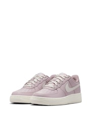 Nike Pink Particle Air Force 1 Youth Trainers - Image 3 of 9
