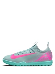 Nike Green Kids Mercurial Vapor 16 Academy Turf Football Boots - Image 2 of 8