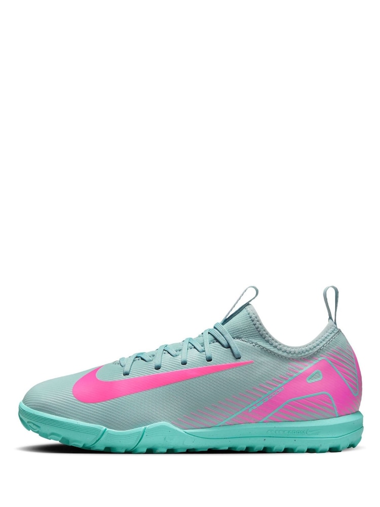 Nike Green Kids Mercurial Vapor 16 Academy Turf Football Boots - Image 2 of 8
