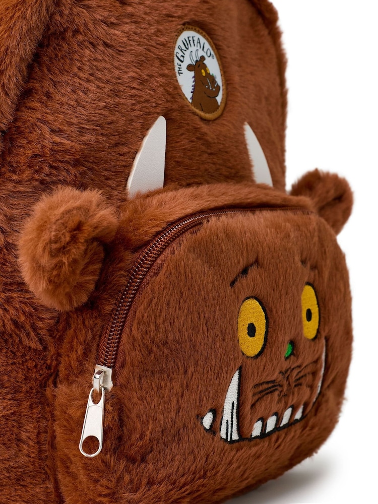Vanilla Underground Brown Gruffalo And Friends 3D Furry Backpack - Image 4 of 6
