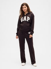 Gap Brown Logo Straight Joggers - Image 3 of 5