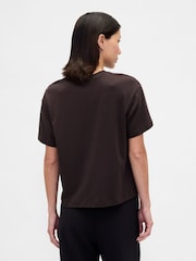 Gap Brown Supima® Cotton Relaxed T-Shirt - Image 2 of 4