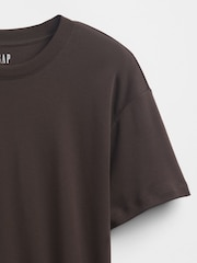 Gap Brown Supima® Cotton Relaxed T-Shirt - Image 4 of 4