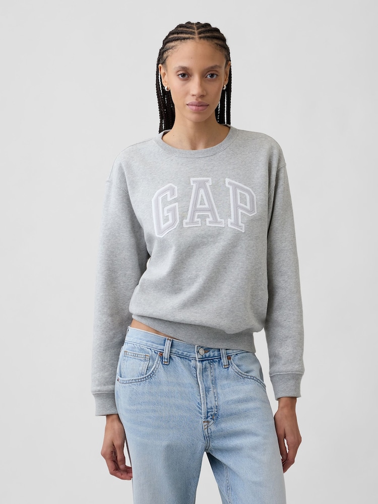 Gap Grey Logo Sweatshirt - Image 1 of 5 Gap Grey Logo Sweatshirt - Image 1 of 5