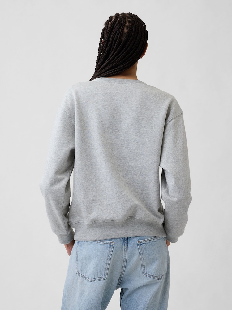 Gap Grey Logo Sweatshirt - Image 2 of 5 Gap Grey Logo Sweatshirt - Image 2 of 5