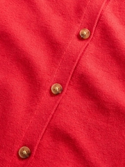 Gap Red Crew Neck Cardigan - Image 5 of 5
