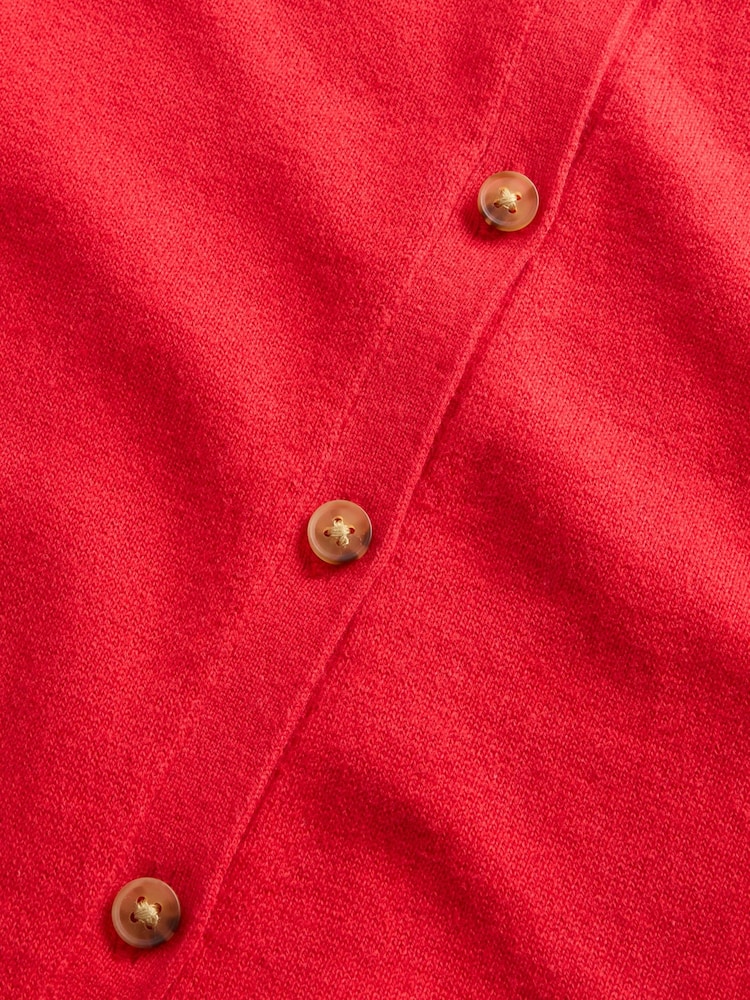 Gap Red Crew Neck Cardigan - Image 5 of 5 Gap Red Crew Neck Cardigan - Image 5 of 5