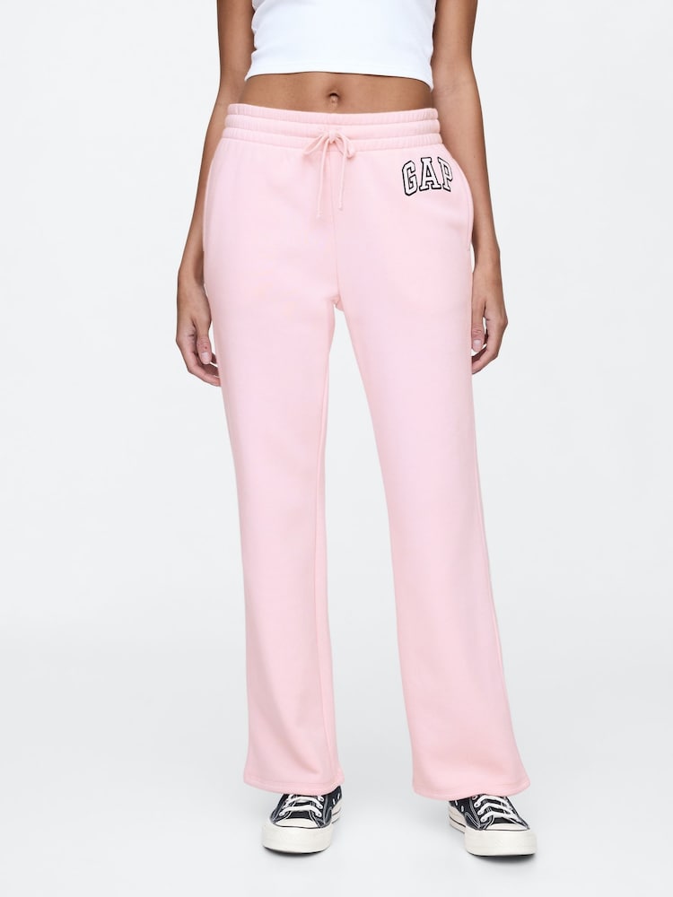 Gap Light Pink Logo Straight Joggers - Image 1 of 5