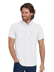 Raging Bull Blue Classic Short Sleeve Linen Shirt 2 Pack - Image 3 of 5