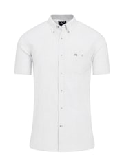 Raging Bull Blue Classic Short Sleeve Linen Shirt 2 Pack - Image 5 of 5