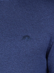 Raging Bull Blue Classic Crew Neck Knit Jumper - Image 4 of 5