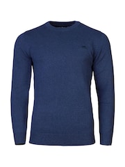 Raging Bull Blue Classic Crew Neck Knit Jumper - Image 5 of 5