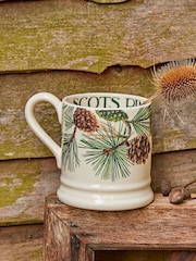 Emma Bridgewater Cream Scots Pine 1/2 Pint Mug - Image 1 of 5