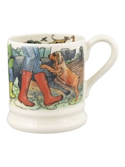 Emma Bridgewater Cream Favourite Dog Walks 1/2 Pint Mug - Image 2 of 5